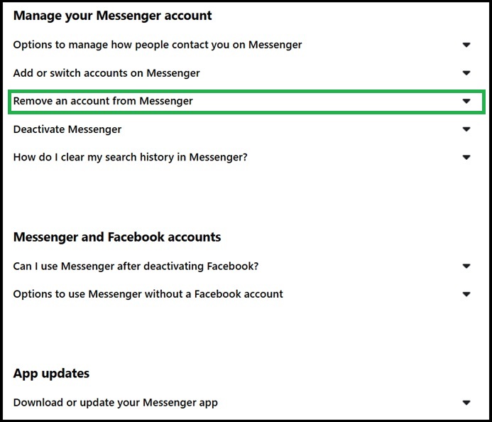 Manage your Account
